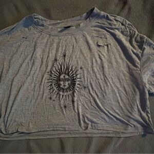 SHEIN Gray Graphic Tee